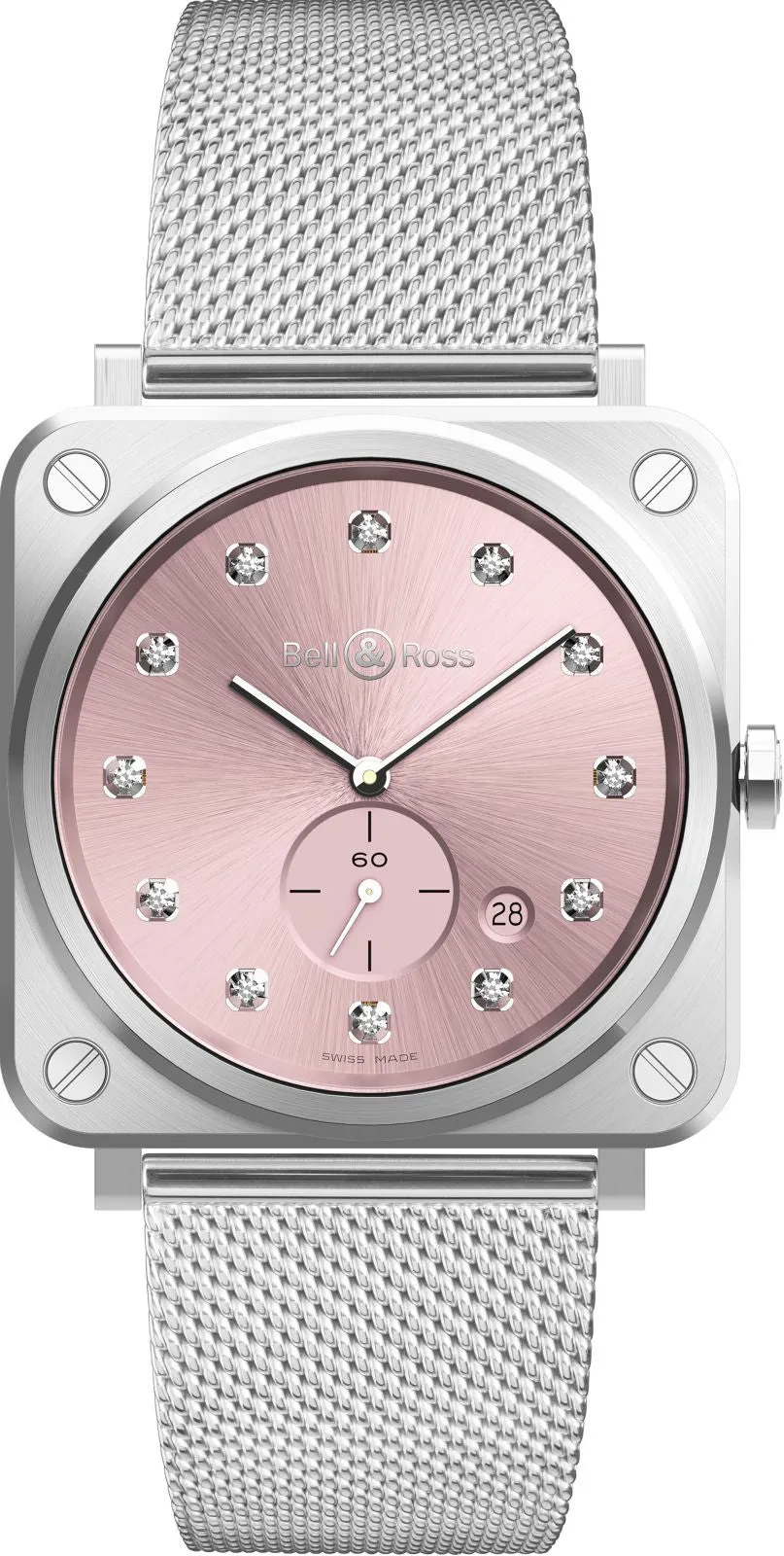 Bell & Ross Watch BRS Novarosa Diamonds