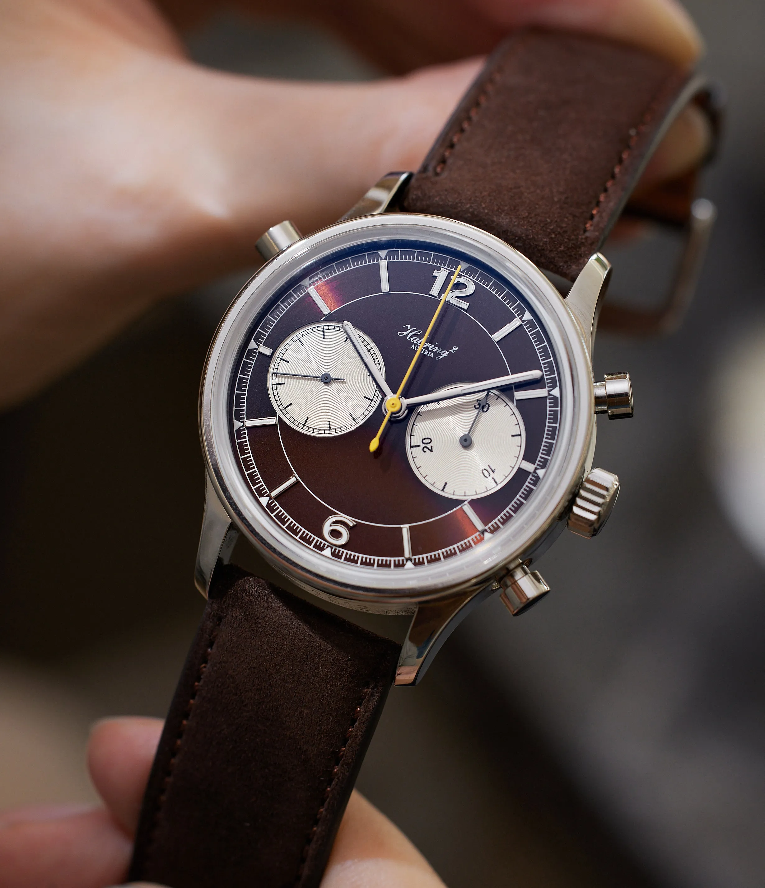 Doppel 2.0 | brown dial | Stainless Steel